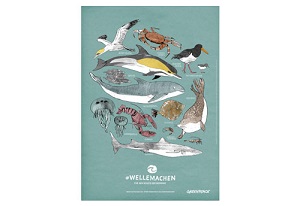 Бесплатный плакат с животными Северного моря