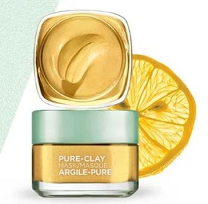 Бесплатный пробник маски для лица L'Oreal Pure-Clay Yuzu