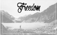 Бесплатная наклейка 'Freedom' 
