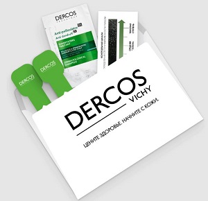 Получите бесплатный стартер-кит Dercos для борьбы с перхотью