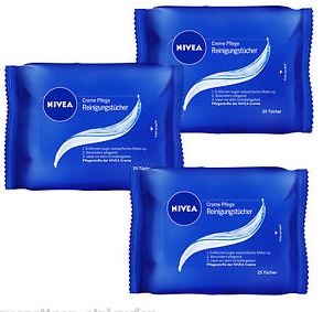 Бесплатные очищающие салфетки Nivea