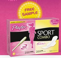 Бесплатные средства гигиены от Playtex® Sport®