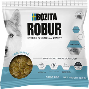 Бесплатный образец корма для собак BOZITA