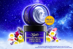 Бесплатный пробник крема Midnight Recovery от  Kiehl's