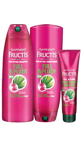 Бесплатный образец Garnier® Fructis Full & Plush Haircare