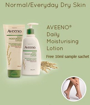 Бесплатный образец лосьона Aveeno