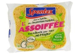 Тестирование губки для тела Spontex